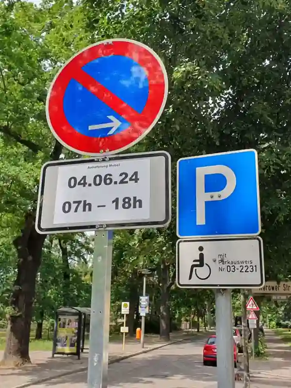 Halteverbotsschilder in Berlin bestellen